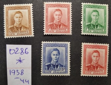 0286 Nowa Zelandia 1938-44 *