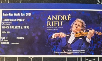 2 bilety na koncert Andre Rieu 01.06 Kraków