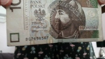 Banknot radar 10 złotych 
