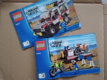 LEGO CITY 4433 Transport Motocykli Instrukcja
