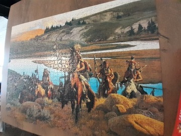Puzzle Legends of The west 1000 indianie Indianin 