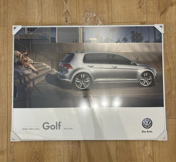 Plakat w ramie Volkswagen Golf 7 plakat salonowy 