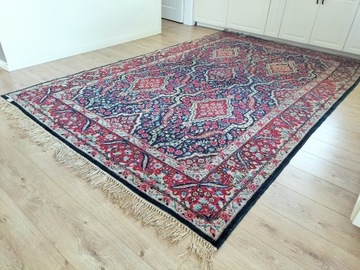 Irański ręcznie tk. wełniany dywan Kirman 220x300