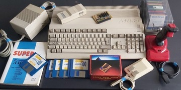 Amiga 500 RED LED Półmechaniczna Klawiatura