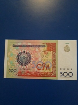 Uzbekistan 500 sumów 1999