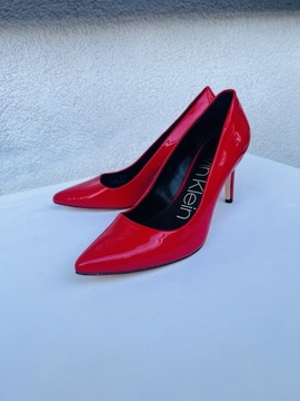 Szpilki Calvin Klein stiletto czerwone