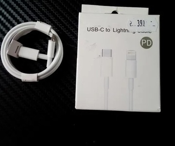 Kabel USB C to Lightning 18W, szybkie ładowanie .