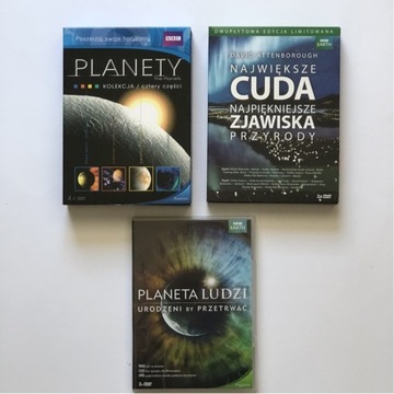 BBC, Planety, Planeta ludzi, Najw. cuda przyrody +