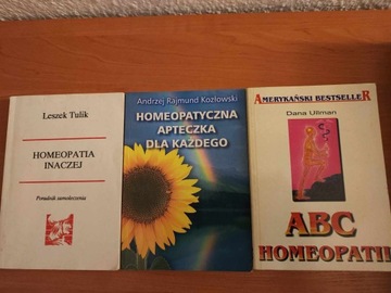 HOMEOPATIA Kozłowski Ullman Tulik 3 książki