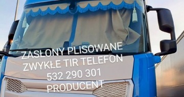 Zasłony Firany+Falbana TIR Bus Camper Producent