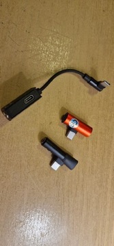 Prześciówka USB-C mini jack 3.5mm + ładowanie