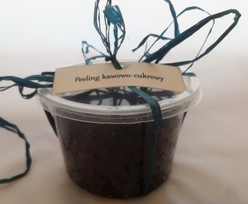 Peeling Scrub cukrowo-kawowy do ciała. Hand Made