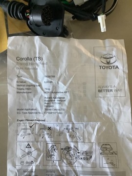Wiązka moduł Toyota Corolla 2020