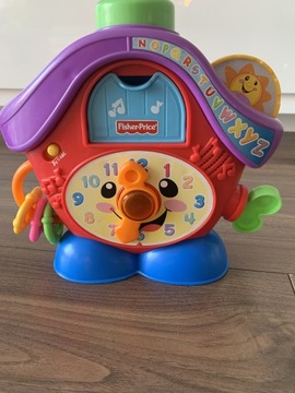 Zegar gra, śpiewa i mówi Fisher Price 