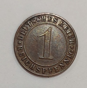 Monety 1 Reichspfennig 1924-1936 r. - 24 szt.
