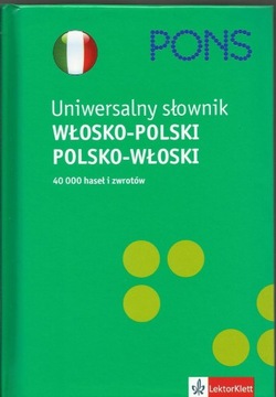 PONS Uniwersalny słownik włosko-polski pol-włoski