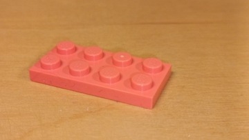 LEGO płytka 2x4 koralowa 3020 NOWA