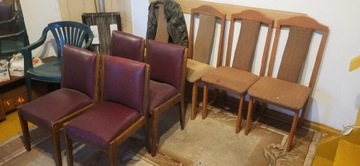Krzesła stare prl itd rozne