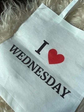 Torba i love Wednesday tote bag serce heart