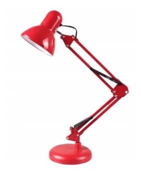 Lampa biurkowa kreślarska NOWA czerwona