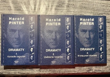 Harold Pinter Dramaty zestaw 3 książek 