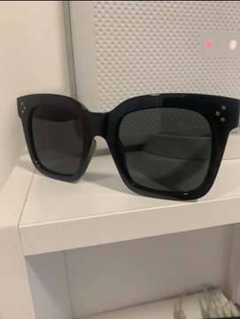 Nowe okulary przeciwsłoneczne czarne uv400 