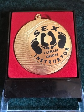 Medal w etui Sex Instruktor - Wyprzedaż