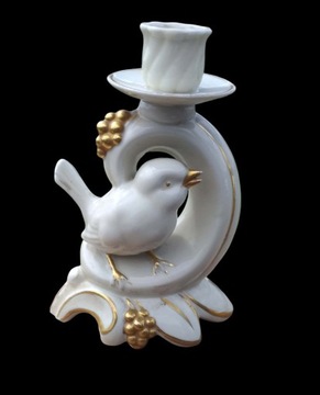 Świecznik porcelana Gerold Bavaria antyk