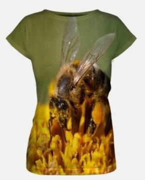 Koszulka Damska pszczoła fulprint