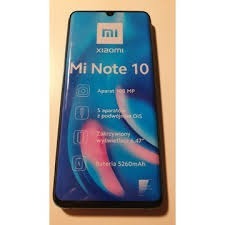 Atrapa telefonu Xiaomi Mi Note 10 - niebieski