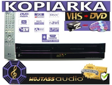 Kopiarka VHS na DVD LG RC197 HDMI zgraj kasety