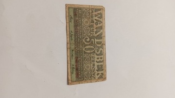 50 Pfennig 1919 rok  Niemcy 