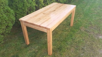 Stół drewniany lity dąb rozkładany 80/160