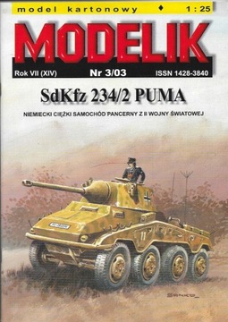 SdKfz 234/2 PUMA Modelik 3/03