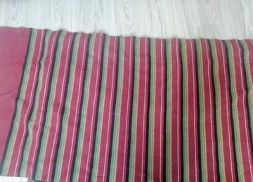 Kilim wełniany pasiak świętokrzyski vintage 