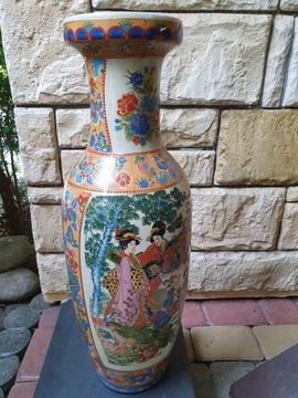 stary chiński wazon 60cm porcelana 