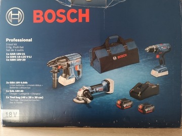 ZESTAW ELEKTRONARZĘDZI AKU FIRMY BOSCH