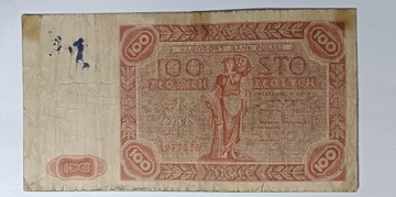 100 złotych 1947 seria C