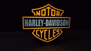 Lampka Harley Davidson lightbox prezent LED HIT HD