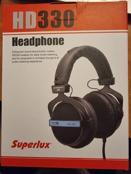 Superlux hd330 słuchawki nauszne półotwarte