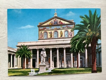 Rzym Bazylika Św. Pawła pocztówka Włochy