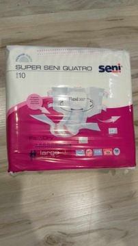 Seni Super Quatro pieluchomajtki L 10 sztuk