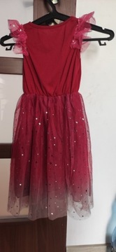 Sukienka dziewczęca czerwona tiul