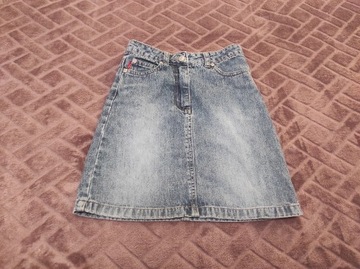 Spódniczka dziewczęca, jeans, rozmiar 122