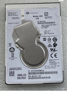 Dysk HDD 2TB 2,5 Seagate ST2000LM007 stan bdb