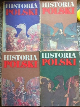 Historia Polski 4 tomy do roku 1948. PWN 1988
