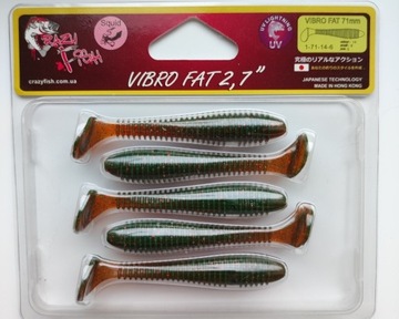 Crazy Fish Vibro Fat 2.7" klasyczna przynęta