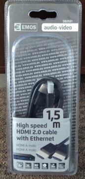 Kabel HDMI 1.5 m 2.0 Emos 