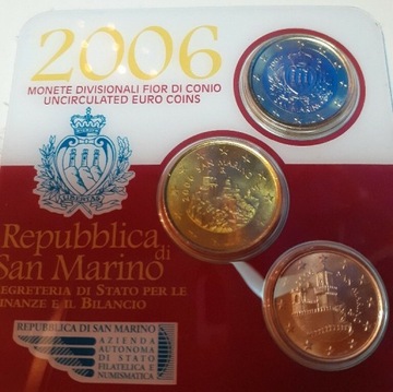 Mini set Euro San Marino 2006