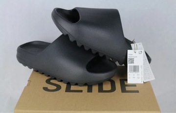 Klapki yeezy Slide bezowe czarne onyx r. 44,5 43